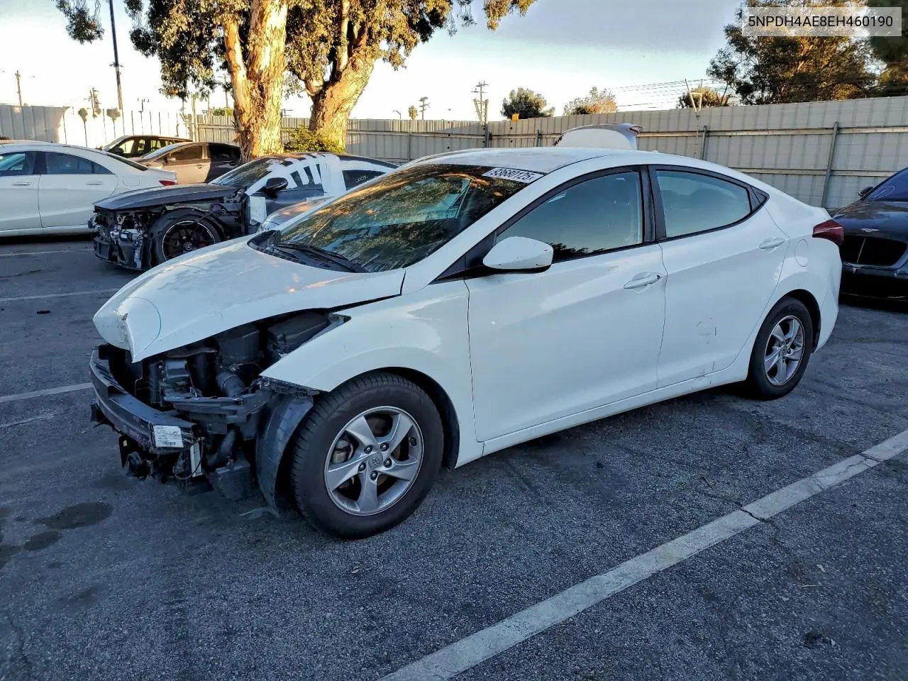 5NPDH4AE8EH460190 2014 Hyundai Elantra Se