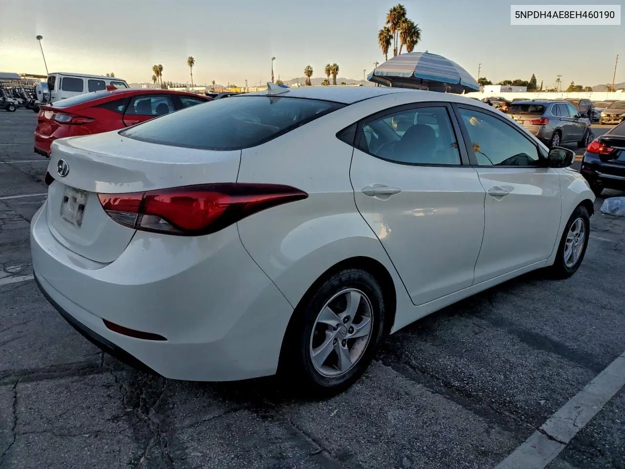 5NPDH4AE8EH460190 2014 Hyundai Elantra Se
