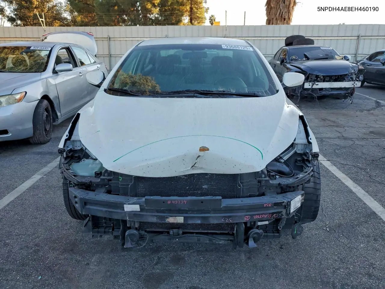 5NPDH4AE8EH460190 2014 Hyundai Elantra Se