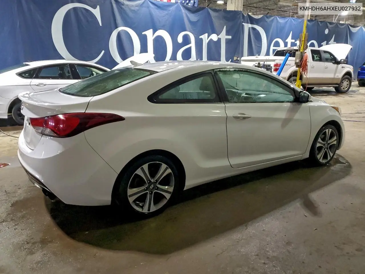 KMHDH6AHXEU027932 2014 Hyundai Elantra Coupe Gs