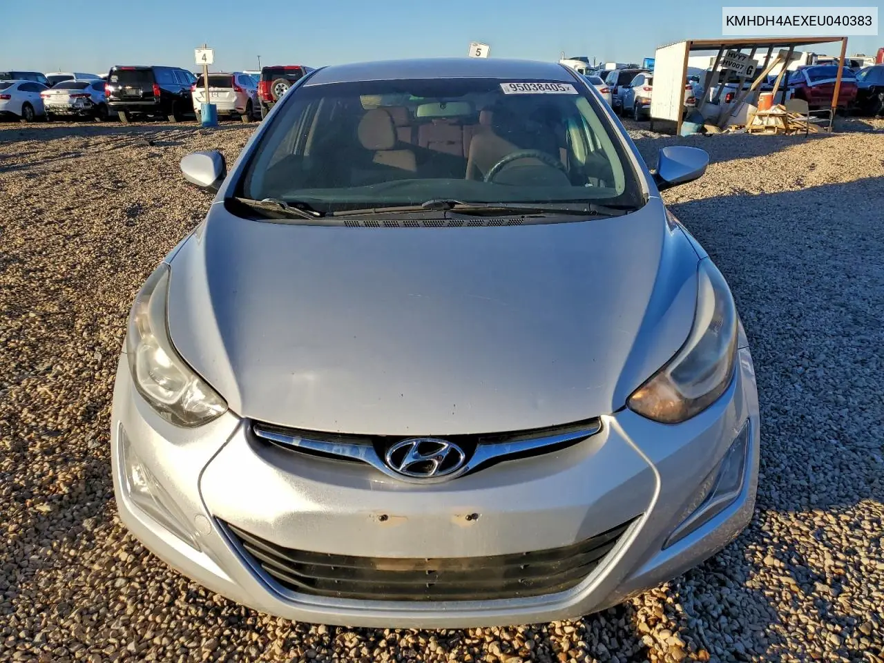 KMHDH4AEXEU040383 2014 Hyundai Elantra Se