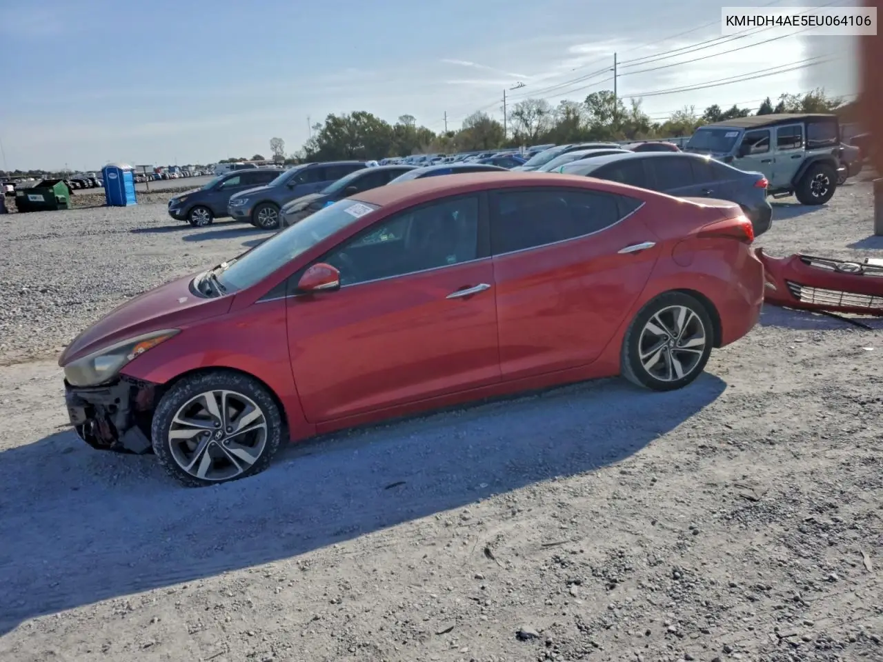 KMHDH4AE5EU064106 2014 Hyundai Elantra Se