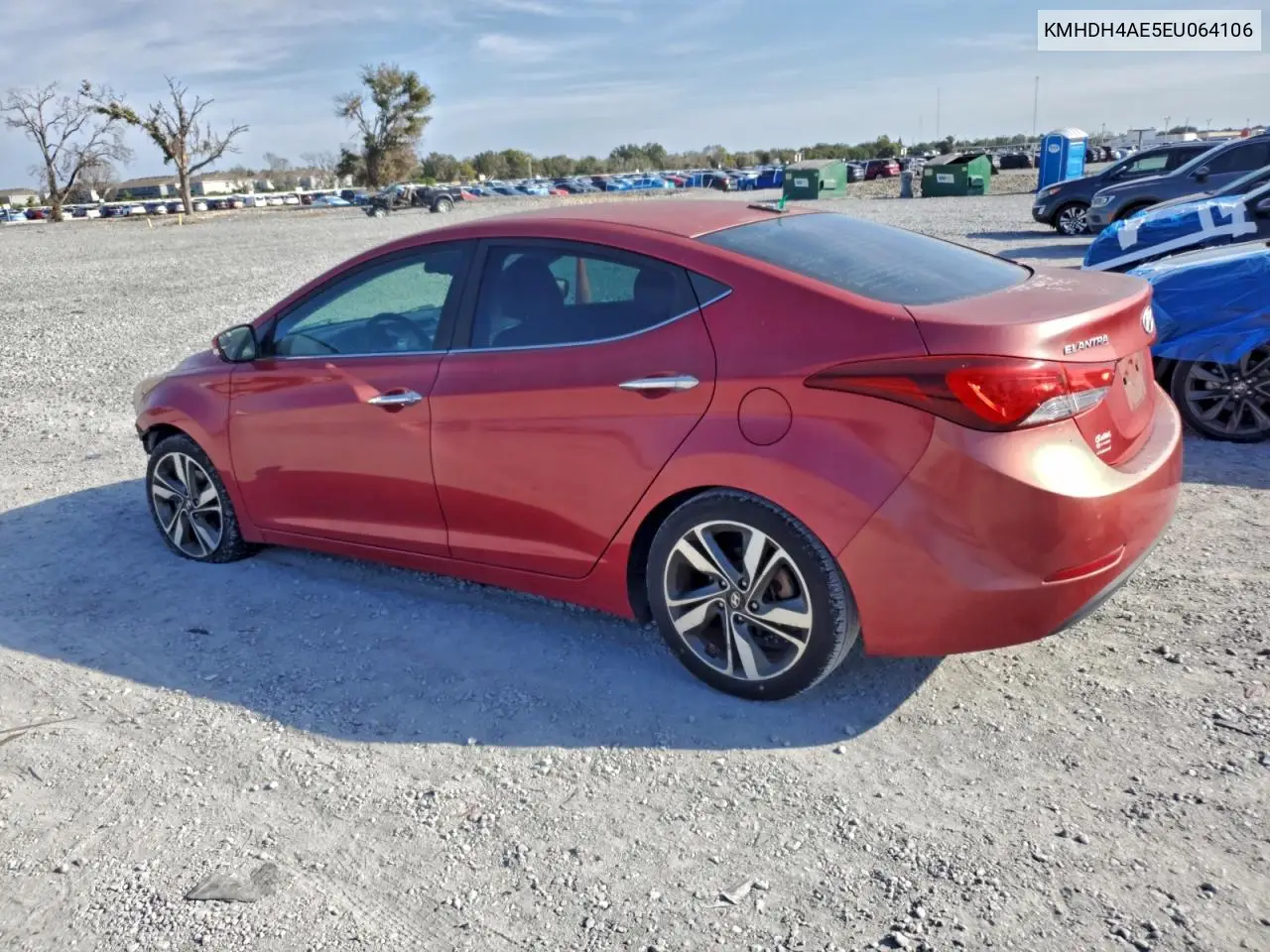 KMHDH4AE5EU064106 2014 Hyundai Elantra Se