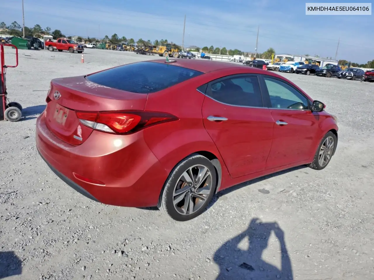 KMHDH4AE5EU064106 2014 Hyundai Elantra Se