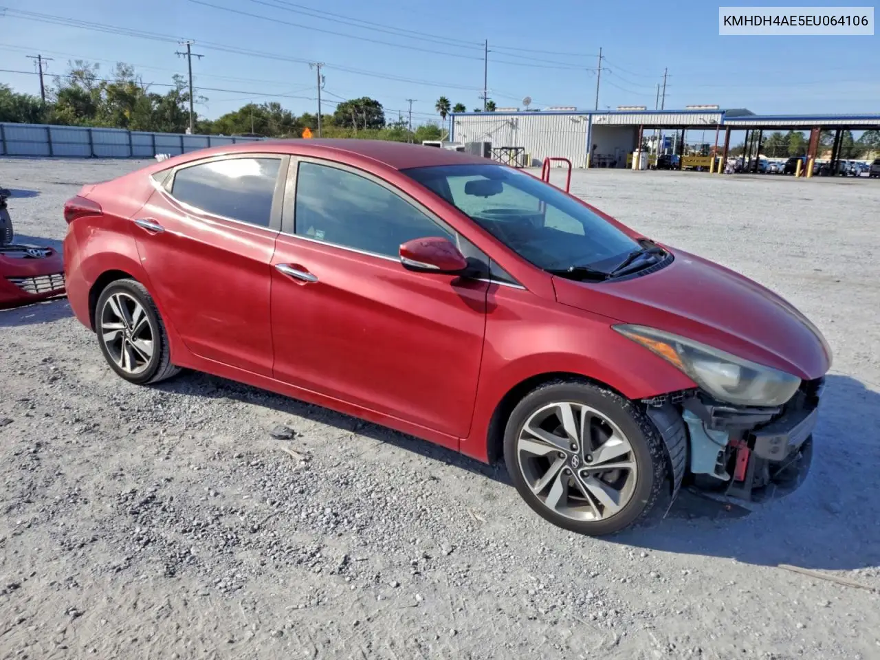 KMHDH4AE5EU064106 2014 Hyundai Elantra Se