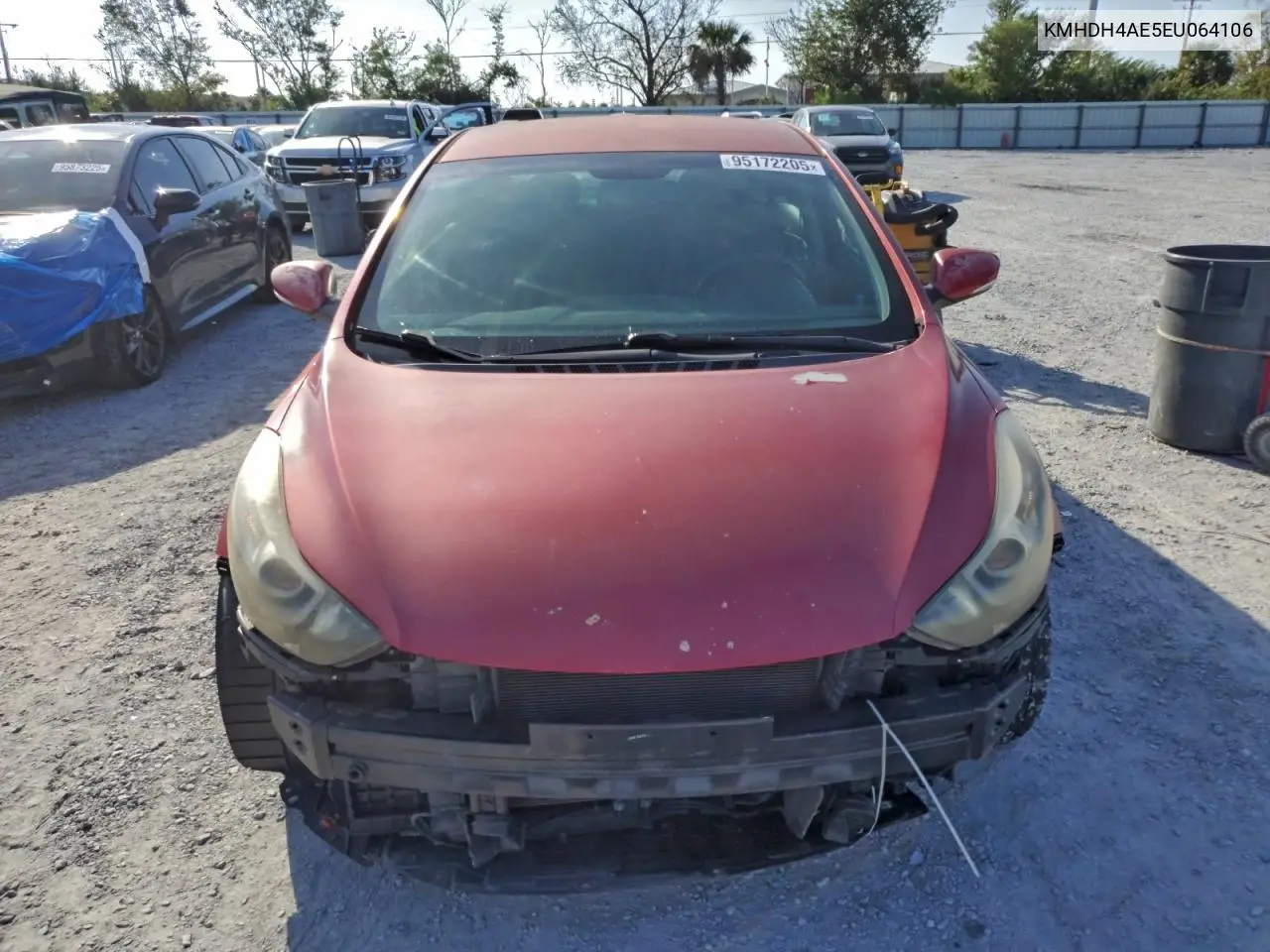 KMHDH4AE5EU064106 2014 Hyundai Elantra Se