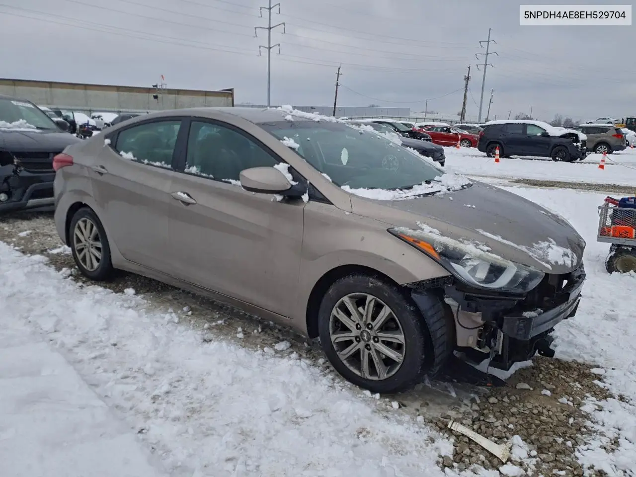 5NPDH4AE8EH529704 2014 Hyundai Elantra Se