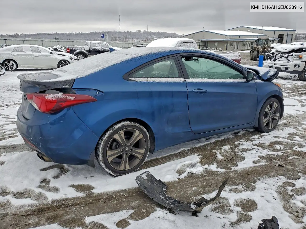 KMHDH6AH6EU028916 2014 Hyundai Elantra Coupe Gs