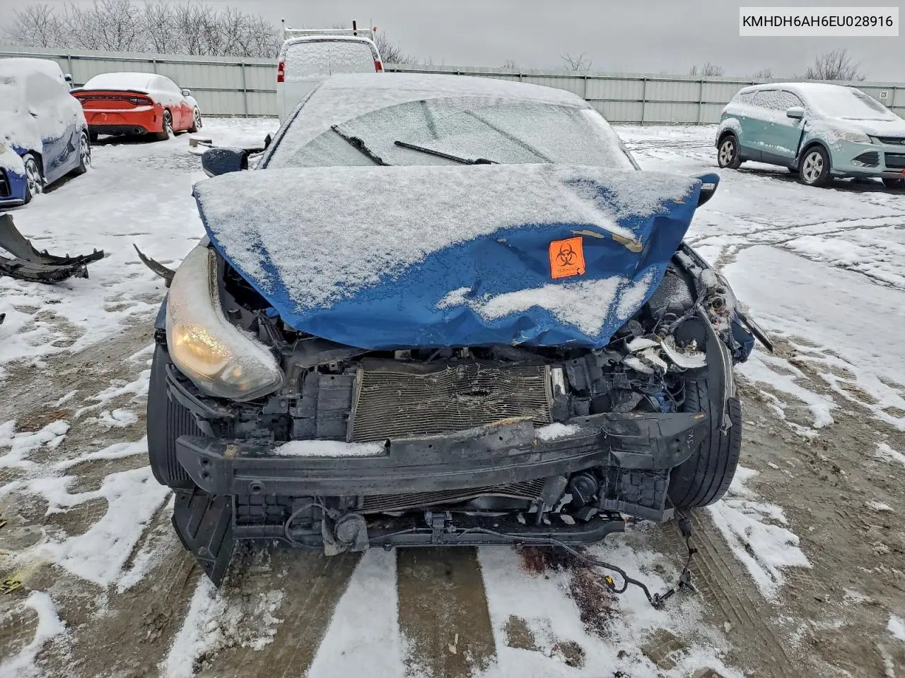 KMHDH6AH6EU028916 2014 Hyundai Elantra Coupe Gs
