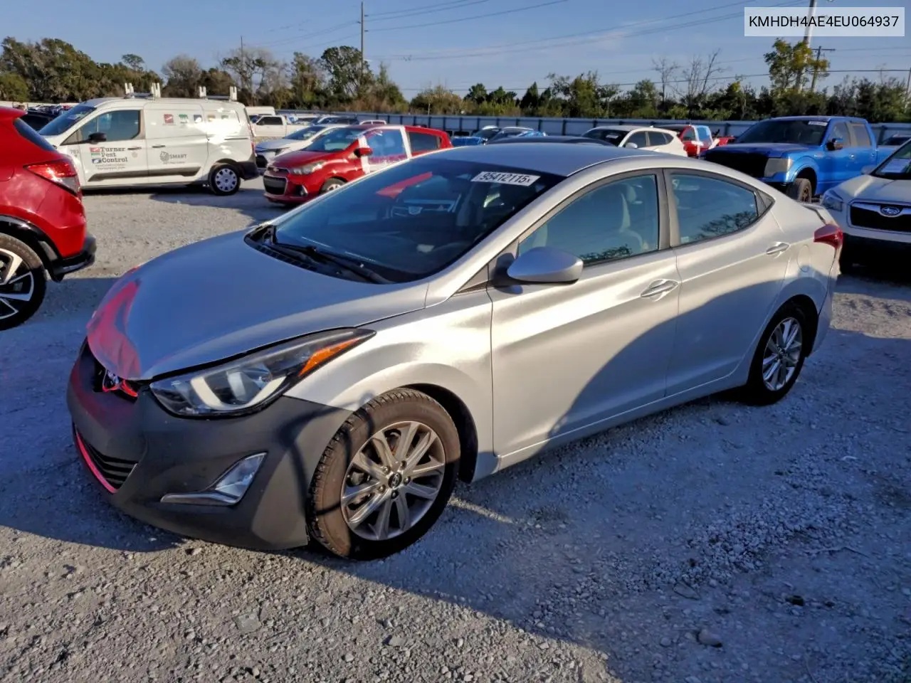 KMHDH4AE4EU064937 2014 Hyundai Elantra Se