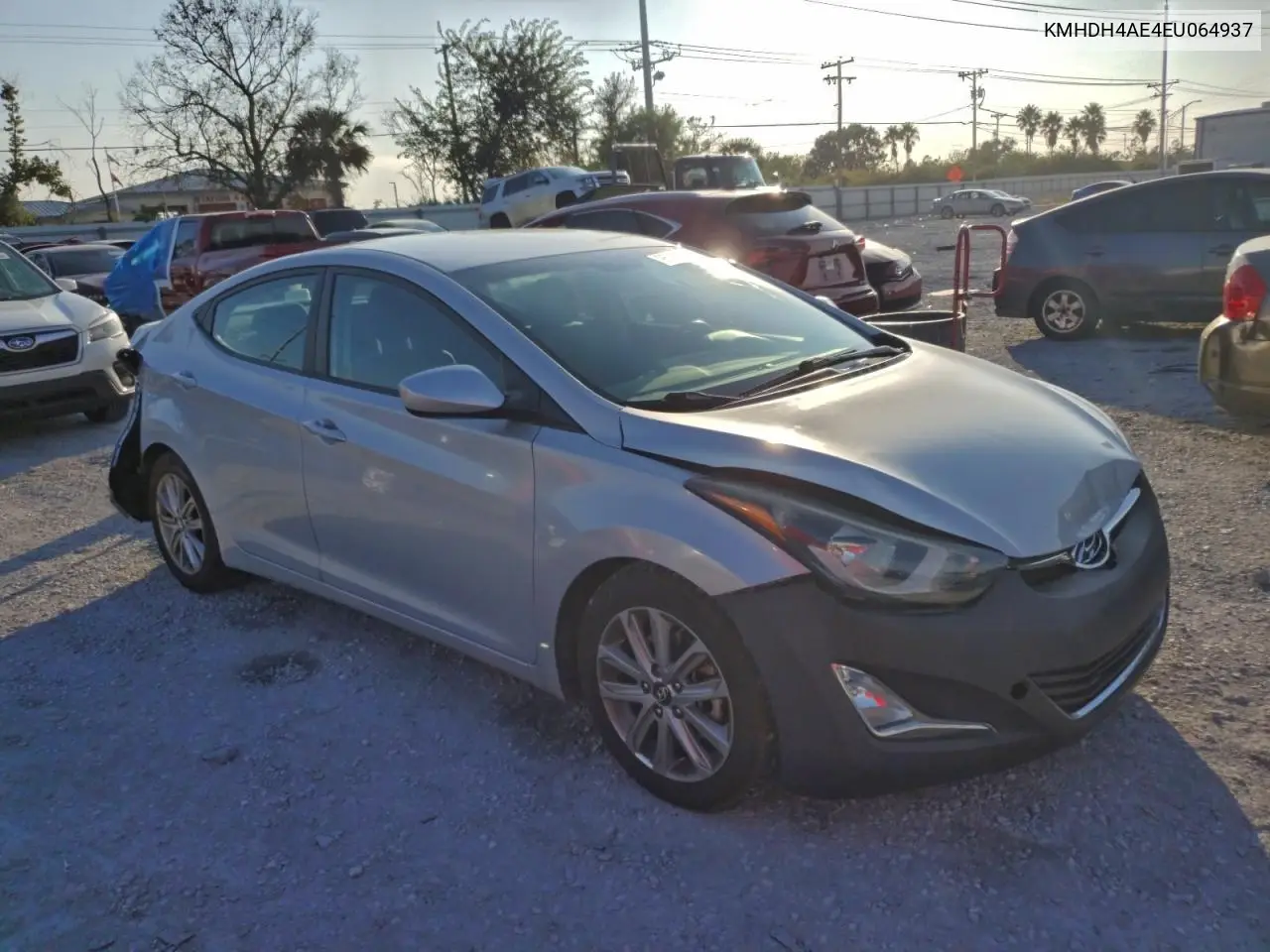 KMHDH4AE4EU064937 2014 Hyundai Elantra Se
