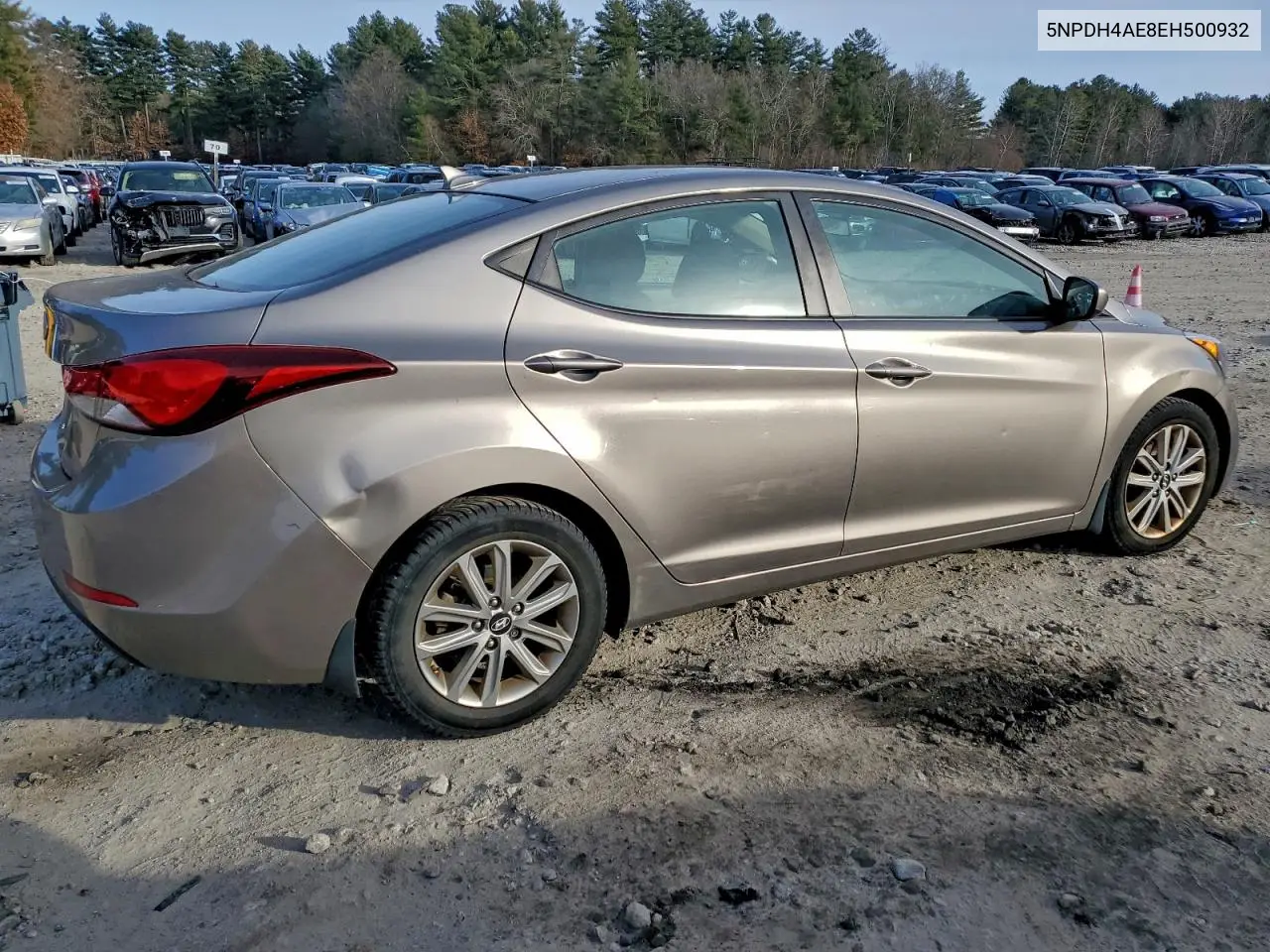 5NPDH4AE8EH500932 2014 Hyundai Elantra Se