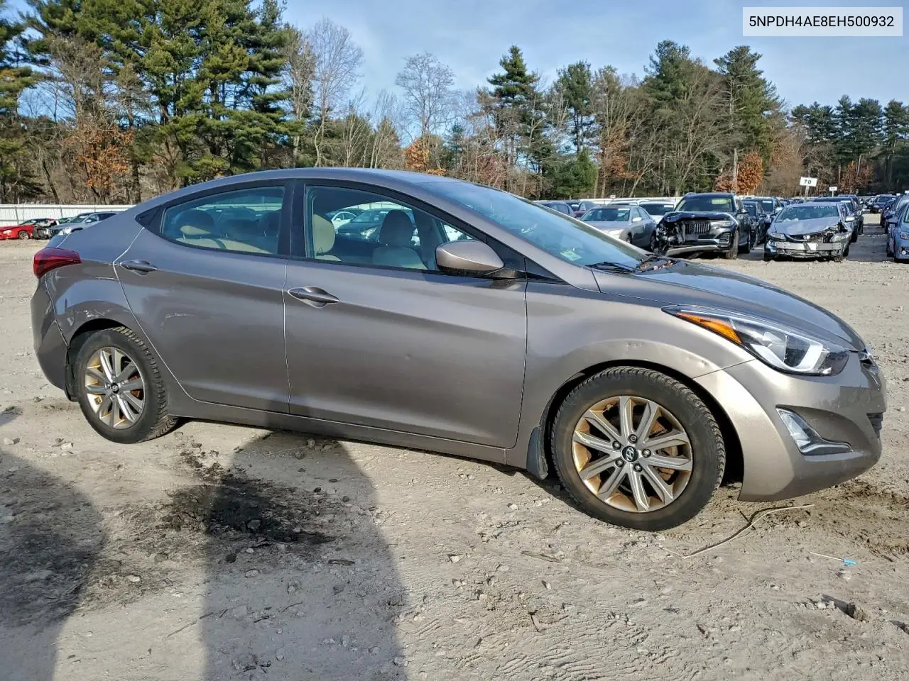 5NPDH4AE8EH500932 2014 Hyundai Elantra Se