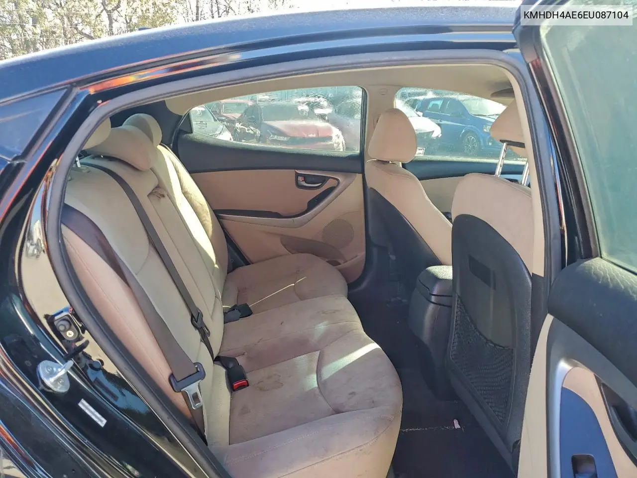 KMHDH4AE6EU087104 2014 Hyundai Elantra Se