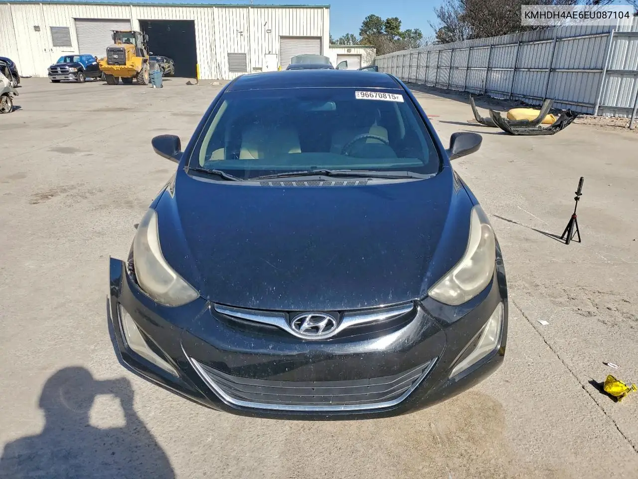 KMHDH4AE6EU087104 2014 Hyundai Elantra Se