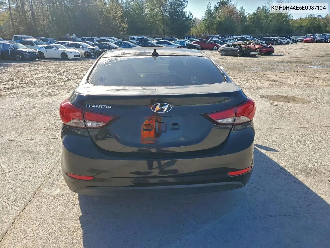 KMHDH4AE6EU087104 2014 Hyundai Elantra Se