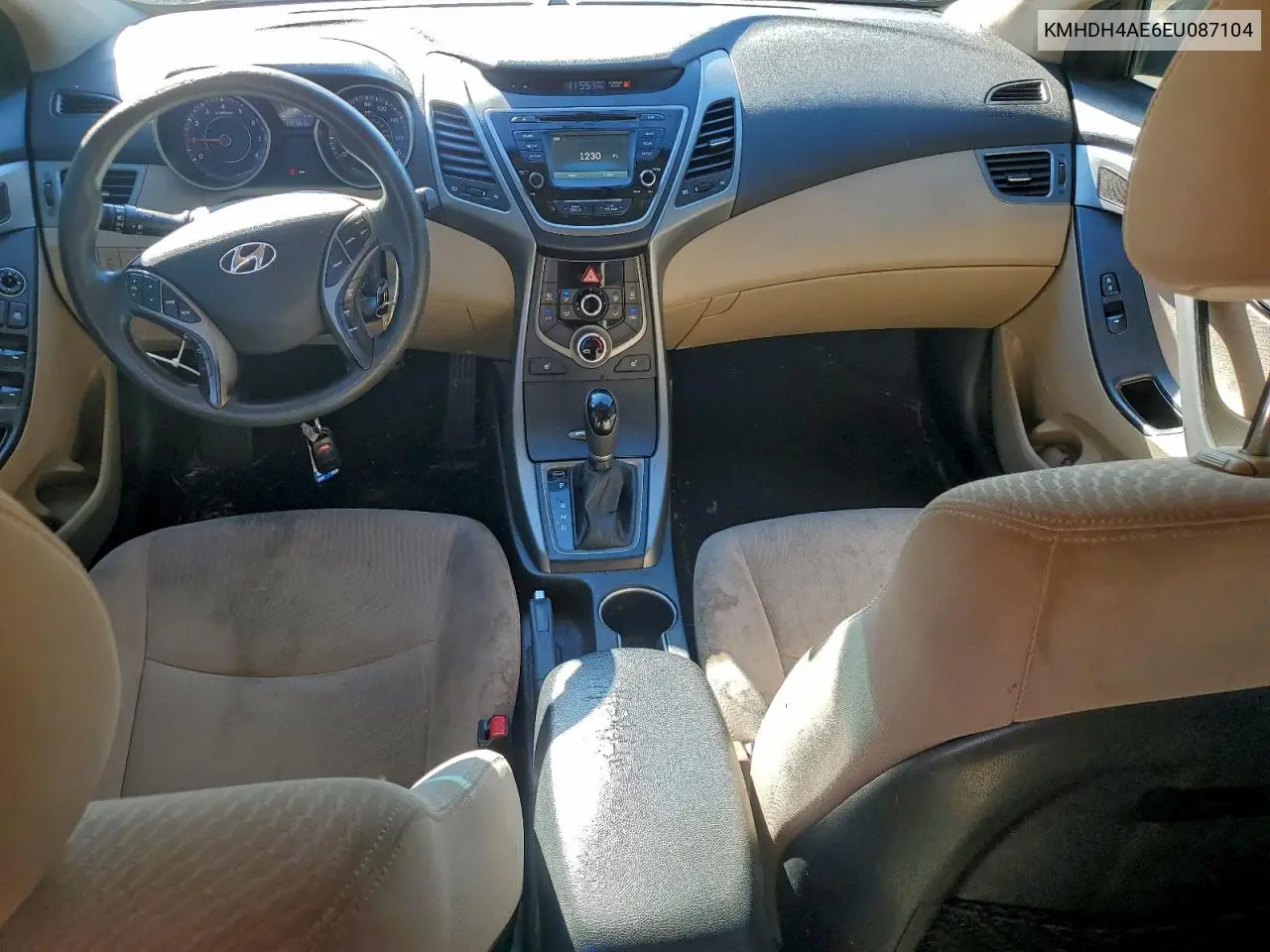 KMHDH4AE6EU087104 2014 Hyundai Elantra Se
