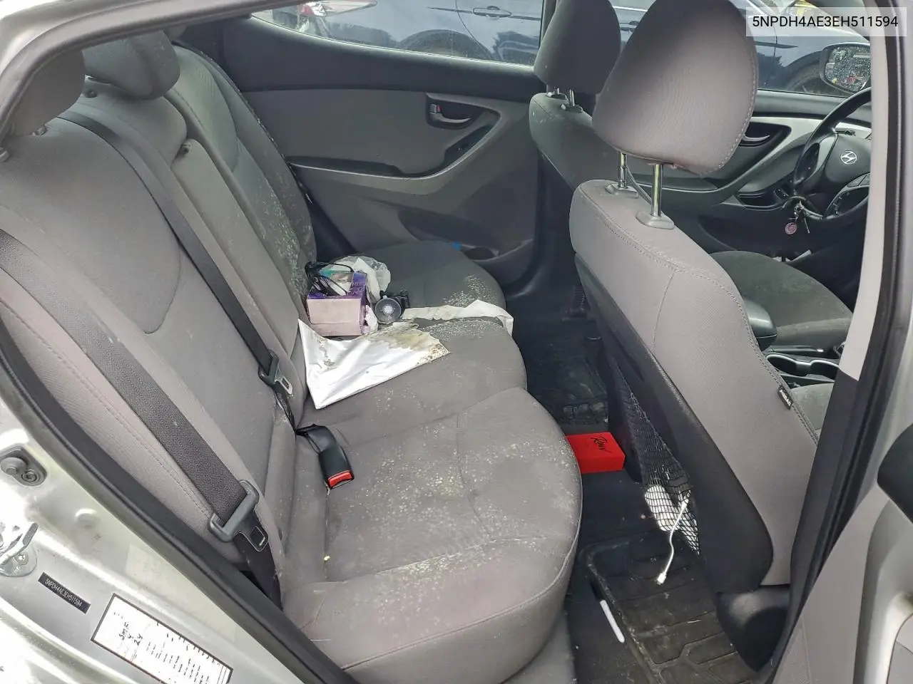 5NPDH4AE3EH511594 2014 Hyundai Elantra Se