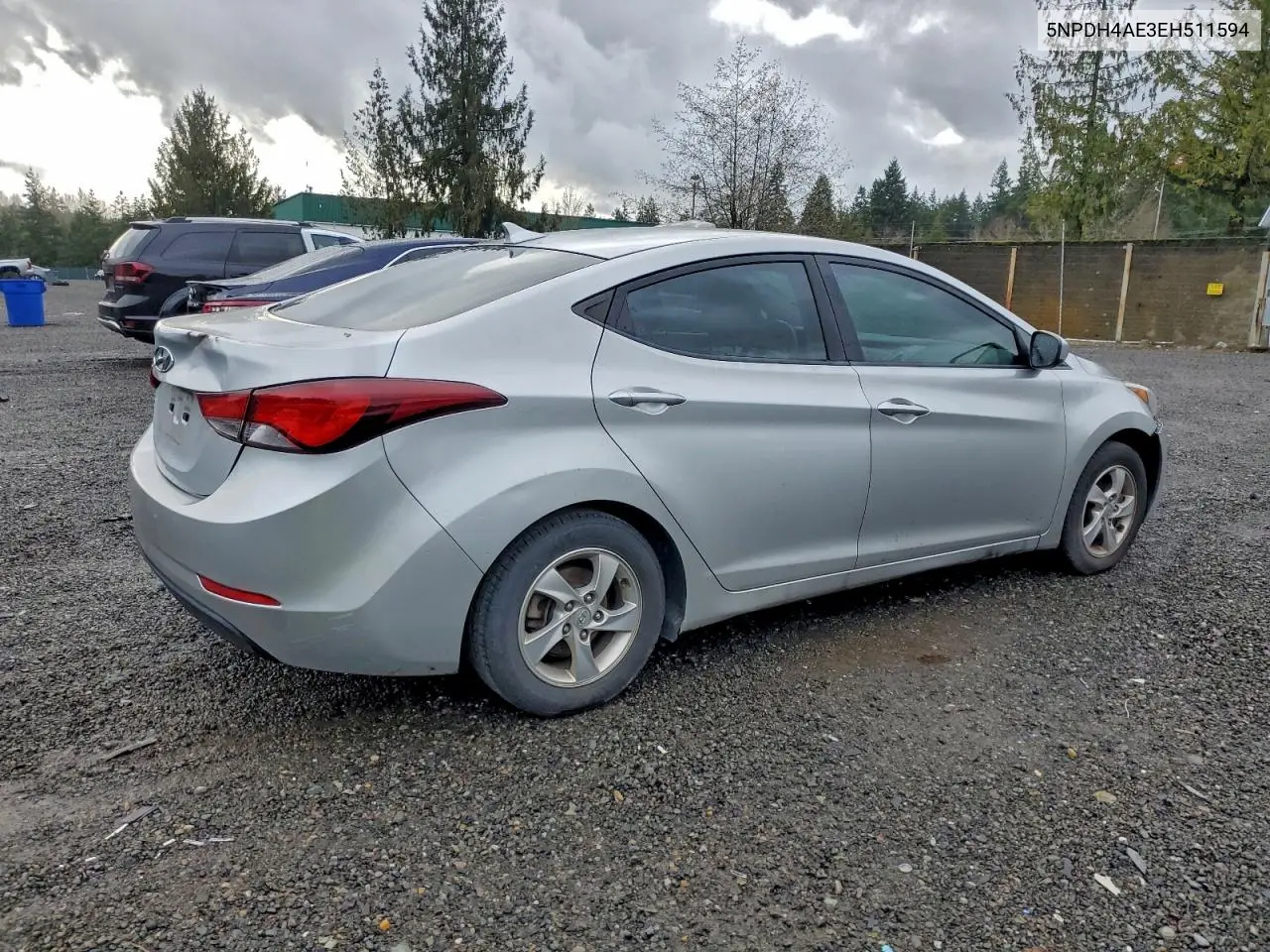 5NPDH4AE3EH511594 2014 Hyundai Elantra Se