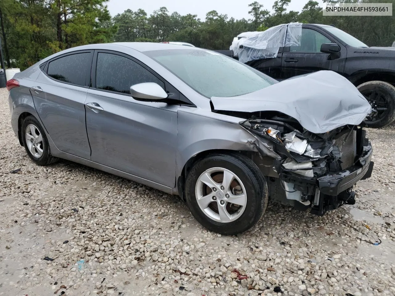 2015 Hyundai Elantra Se VIN: 5NPDH4AE4FH593661 Lot: 65026194