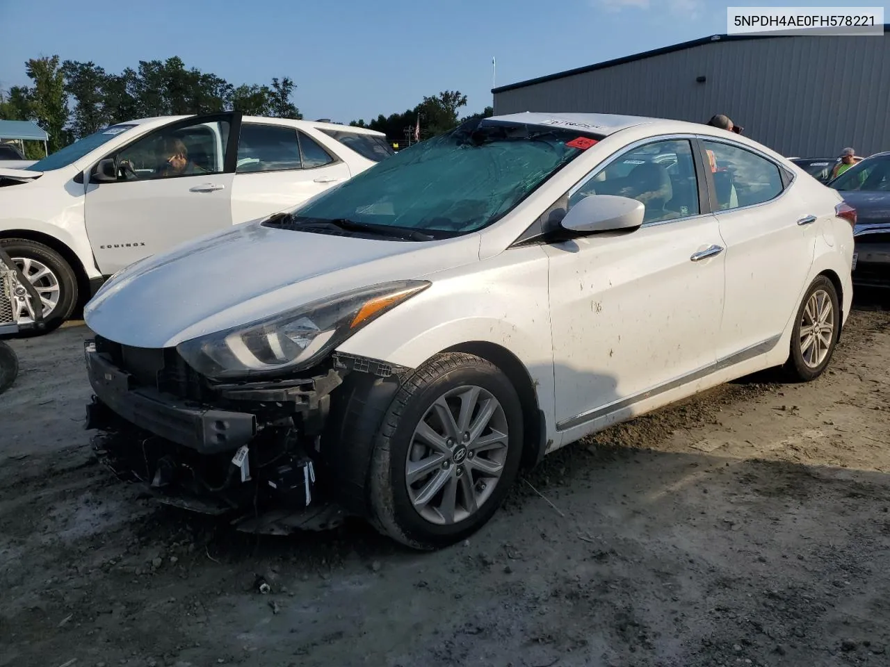 5NPDH4AE0FH578221 2015 Hyundai Elantra Se