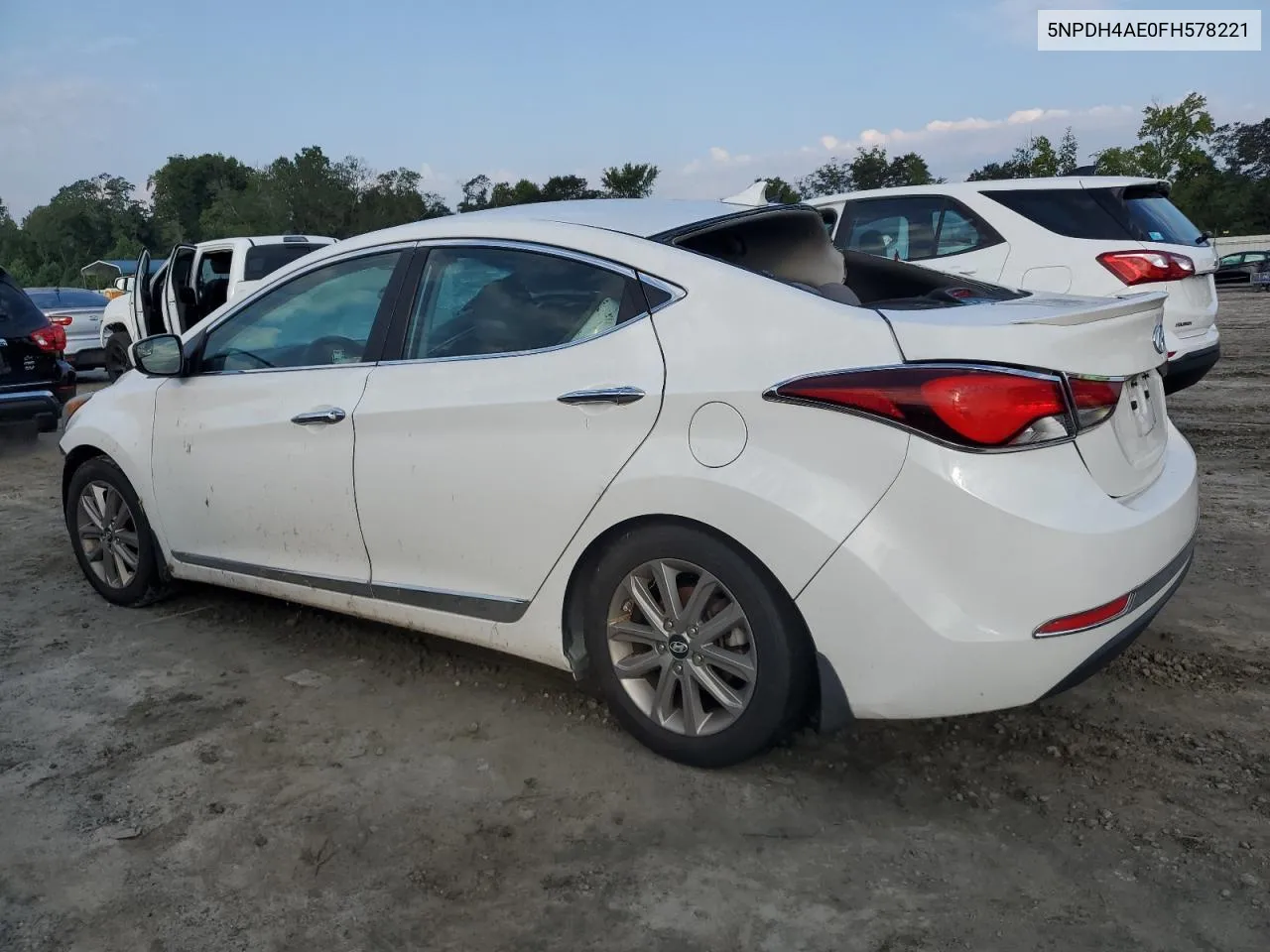 2015 Hyundai Elantra Se VIN: 5NPDH4AE0FH578221 Lot: 67169954