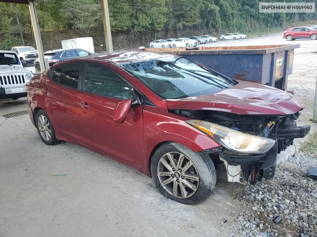5NPDH4AE4FH569960 2015 Hyundai Elantra Se