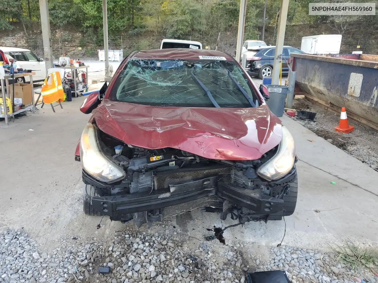 5NPDH4AE4FH569960 2015 Hyundai Elantra Se