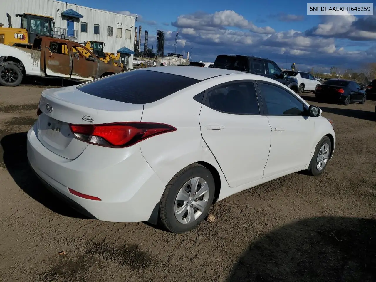 5NPDH4AEXFH645259 2015 Hyundai Elantra Se