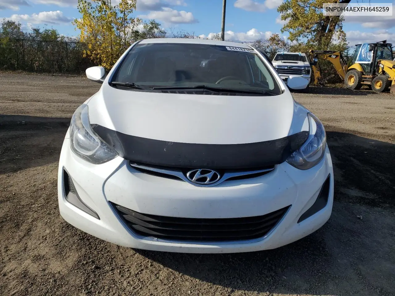 5NPDH4AEXFH645259 2015 Hyundai Elantra Se