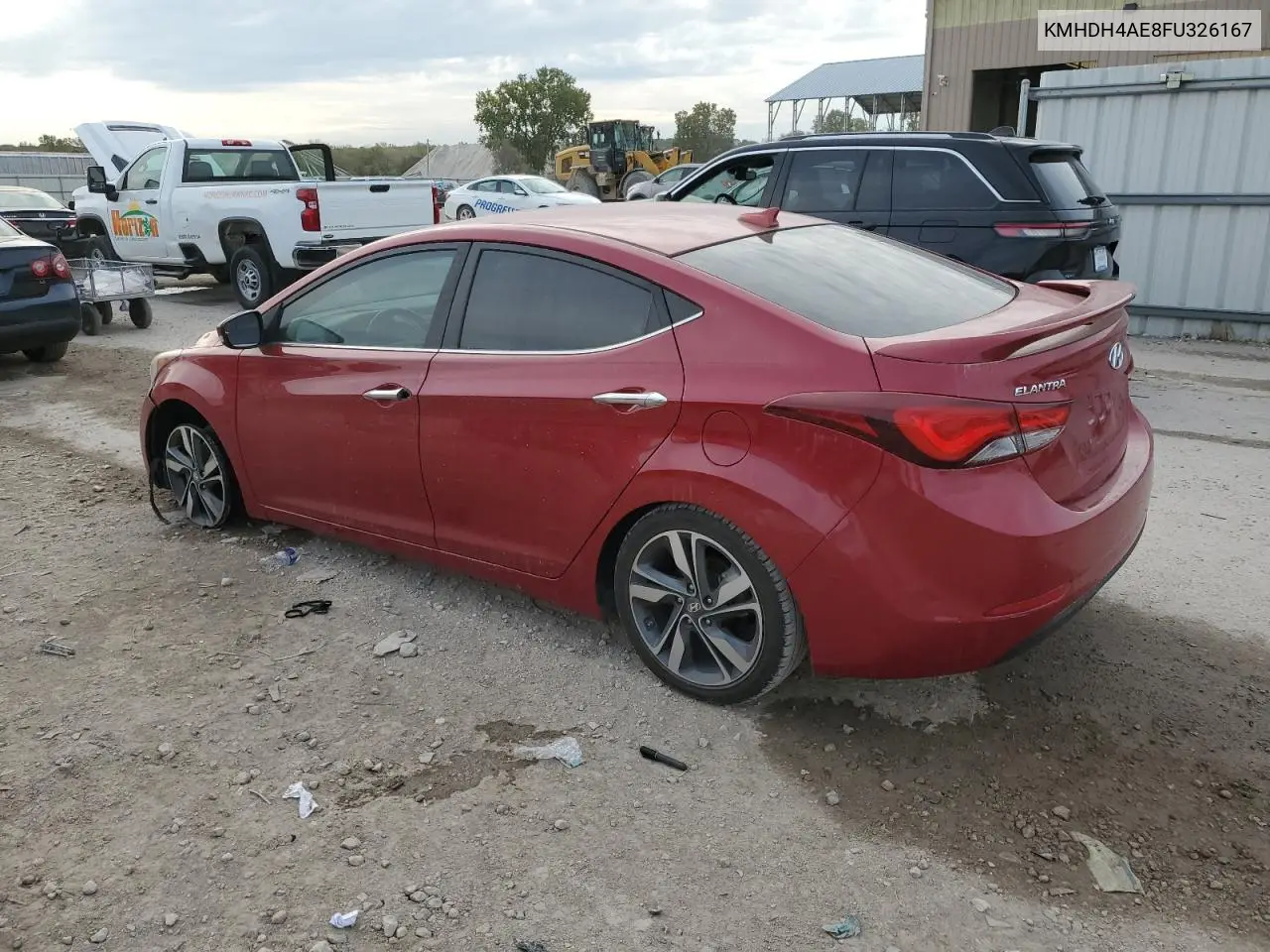 KMHDH4AE8FU326167 2015 Hyundai Elantra Se