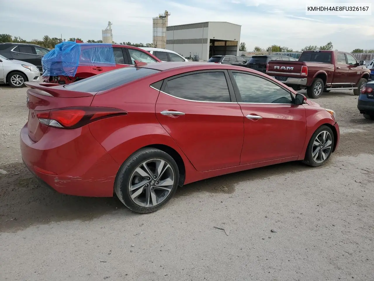 KMHDH4AE8FU326167 2015 Hyundai Elantra Se