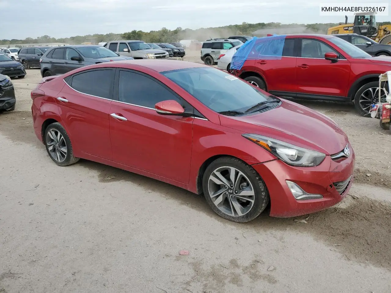KMHDH4AE8FU326167 2015 Hyundai Elantra Se