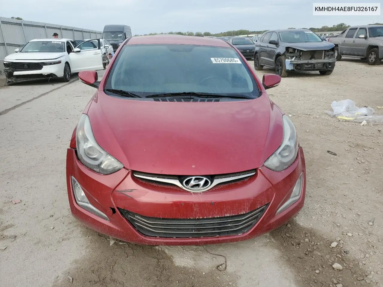 KMHDH4AE8FU326167 2015 Hyundai Elantra Se