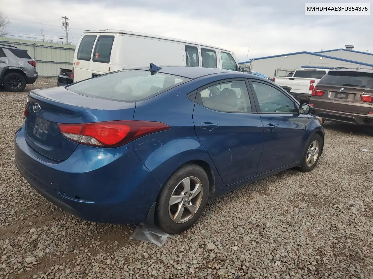 KMHDH4AE3FU354376 2015 Hyundai Elantra Se