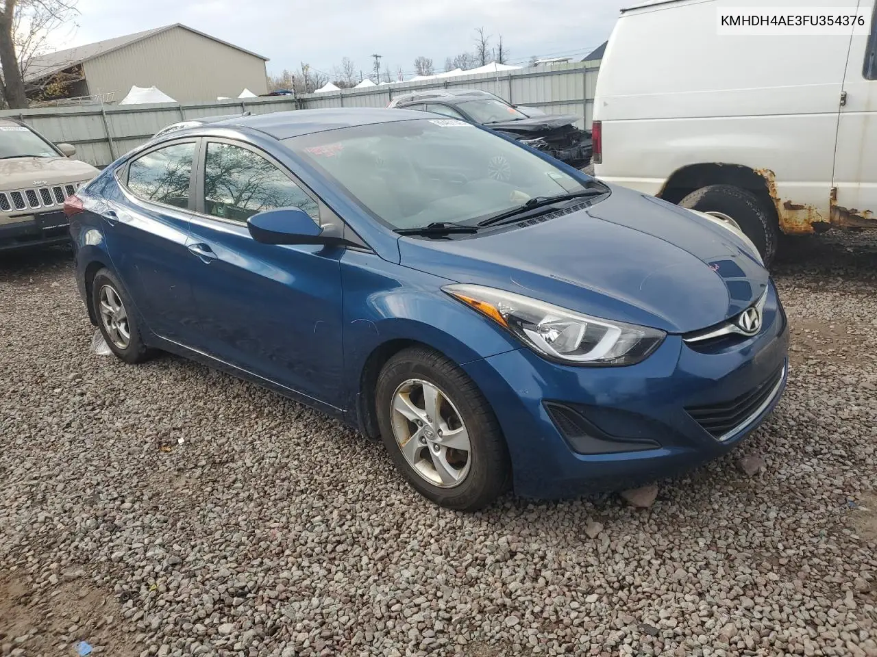 KMHDH4AE3FU354376 2015 Hyundai Elantra Se