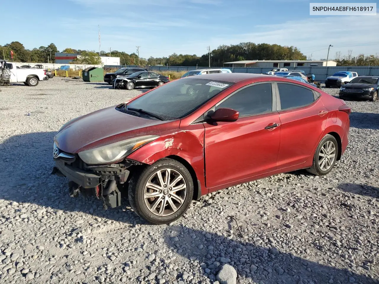 5NPDH4AE8FH618917 2015 Hyundai Elantra Se