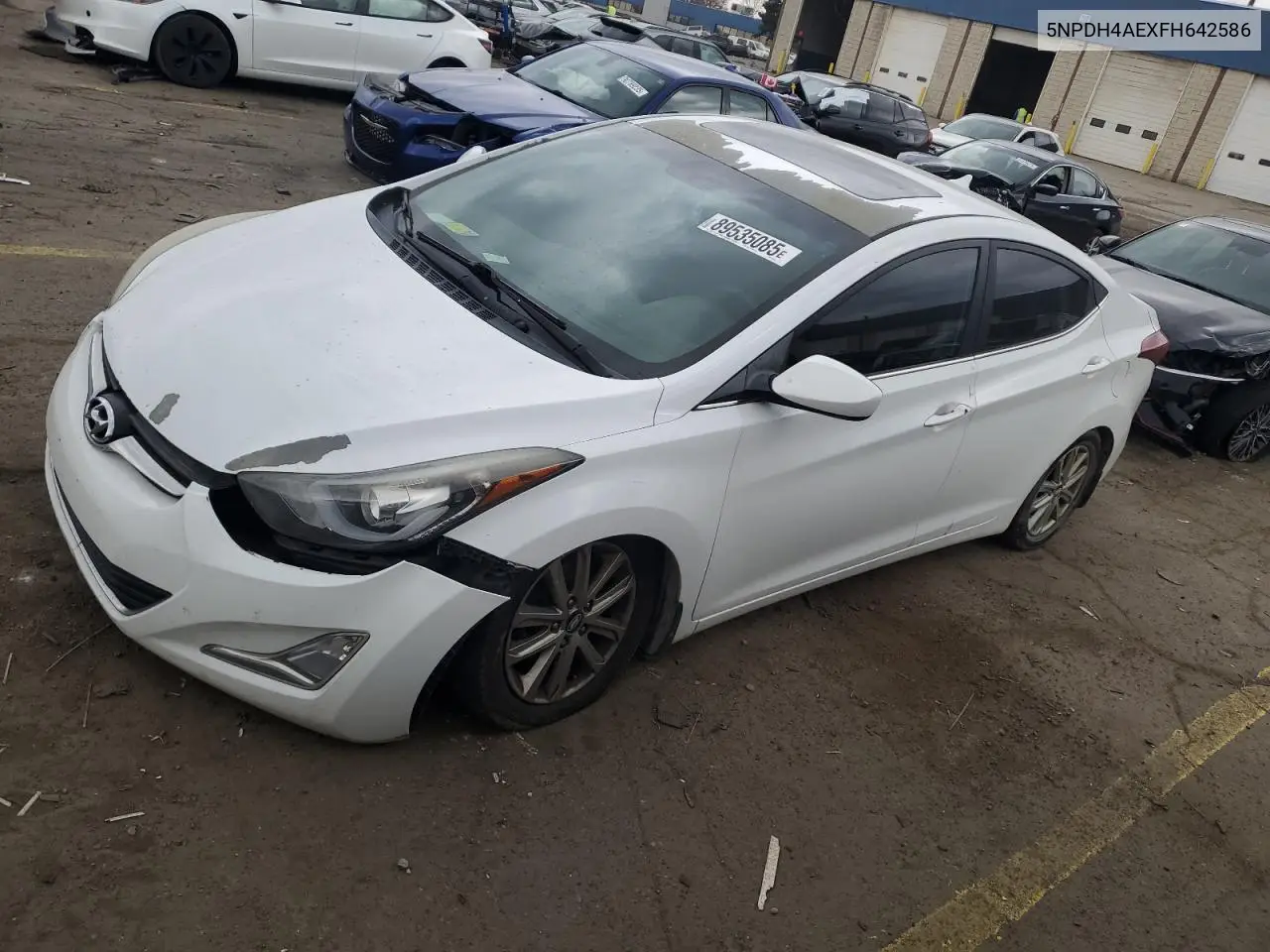 5NPDH4AEXFH642586 2015 Hyundai Elantra Se