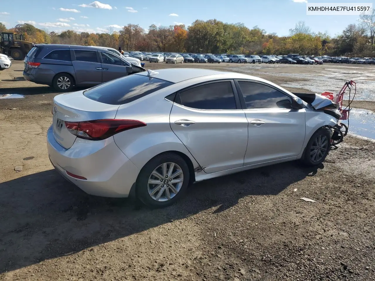 KMHDH4AE7FU415597 2015 Hyundai Elantra Se