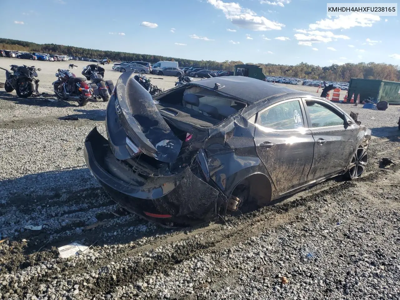 KMHDH4AHXFU238165 2015 Hyundai Elantra Se