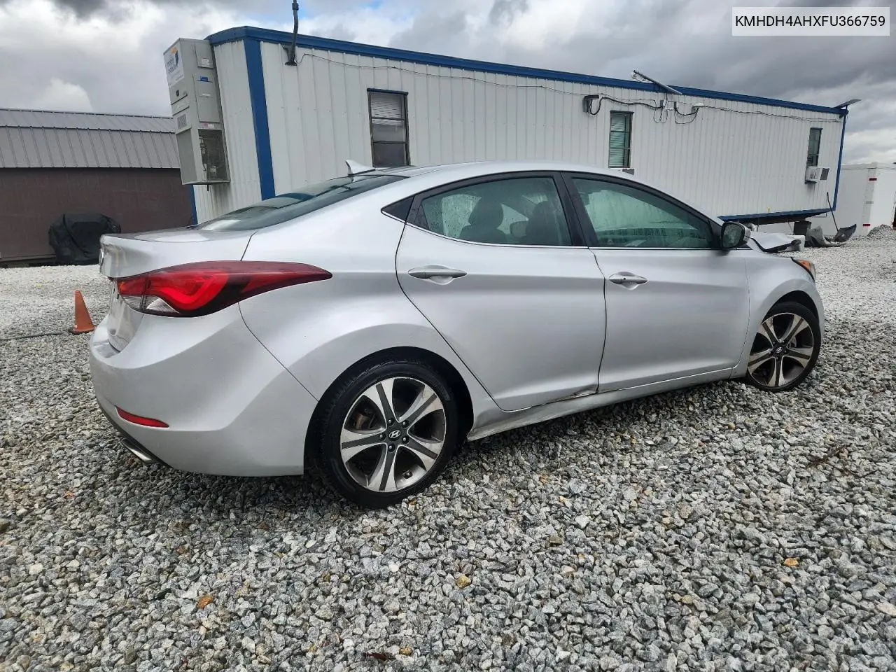 KMHDH4AHXFU366759 2015 Hyundai Elantra Se