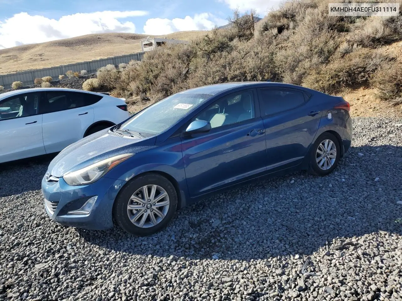 KMHDH4AE0FU311114 2015 Hyundai Elantra Se