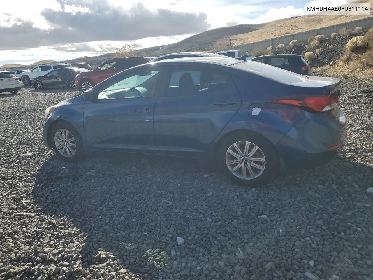 KMHDH4AE0FU311114 2015 Hyundai Elantra Se