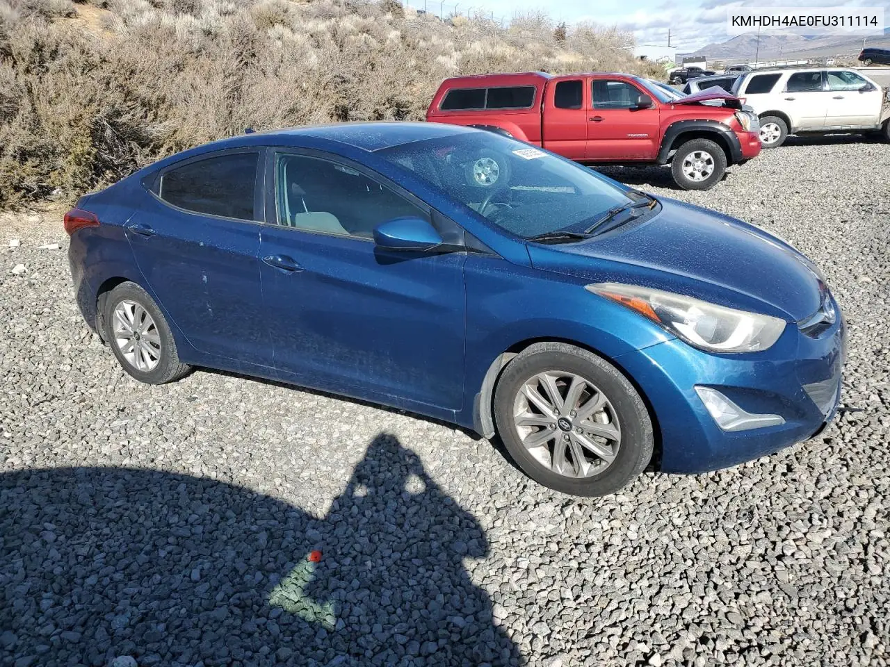 KMHDH4AE0FU311114 2015 Hyundai Elantra Se