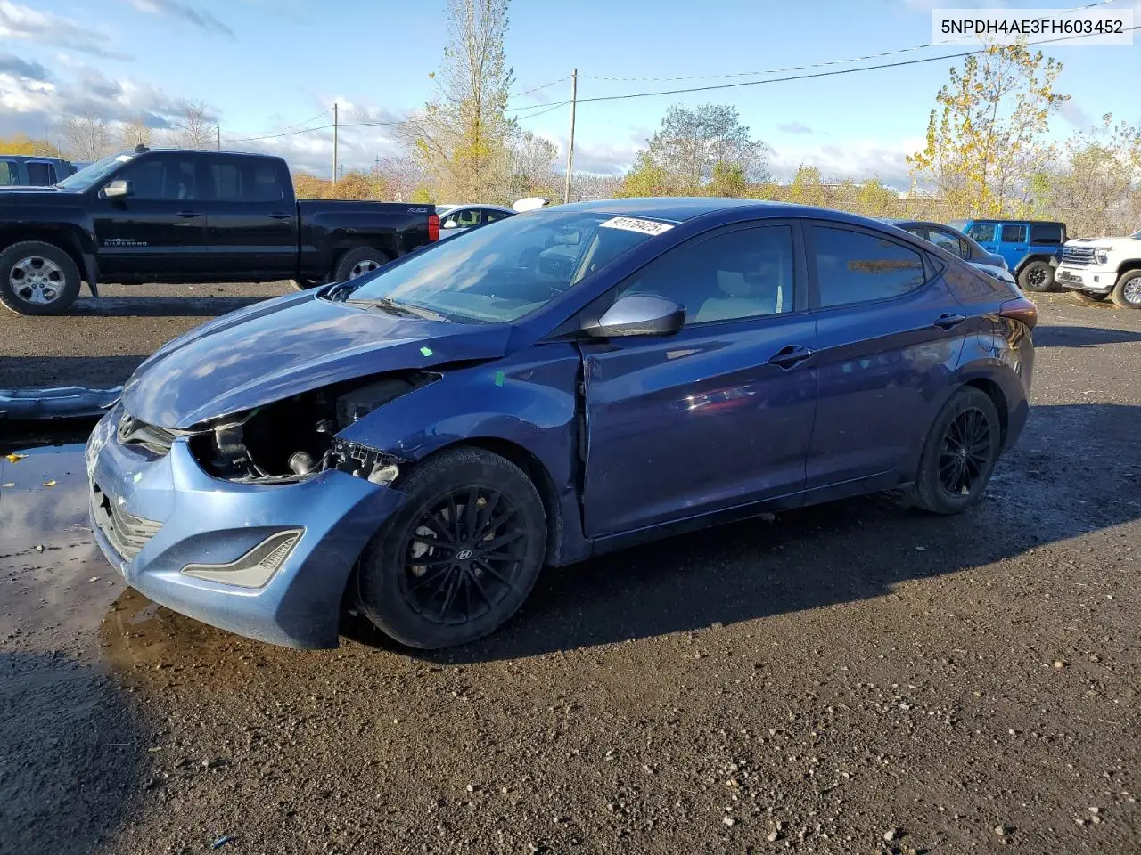 5NPDH4AE3FH603452 2015 Hyundai Elantra Se