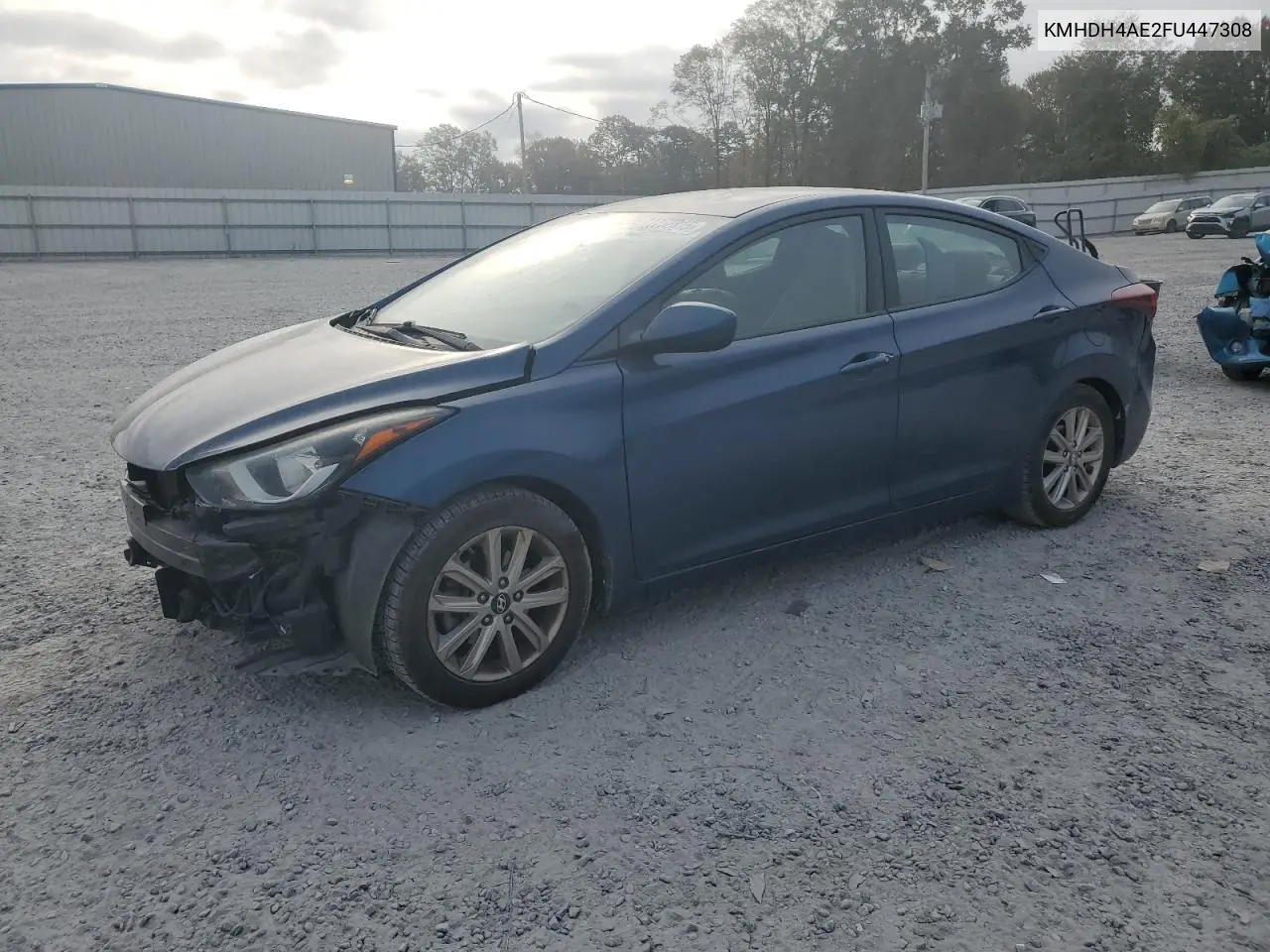 KMHDH4AE2FU447308 2015 Hyundai Elantra Se