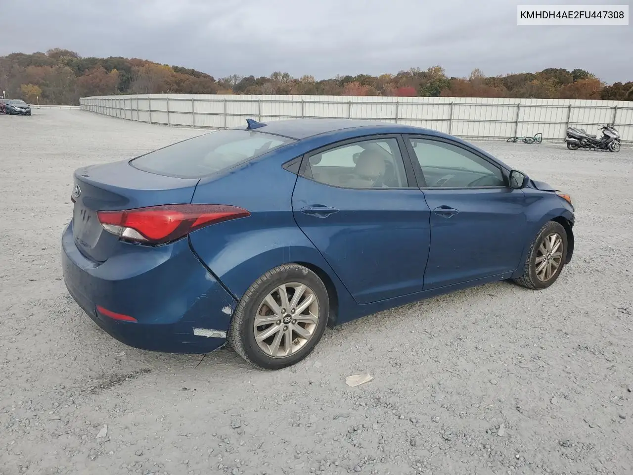 KMHDH4AE2FU447308 2015 Hyundai Elantra Se