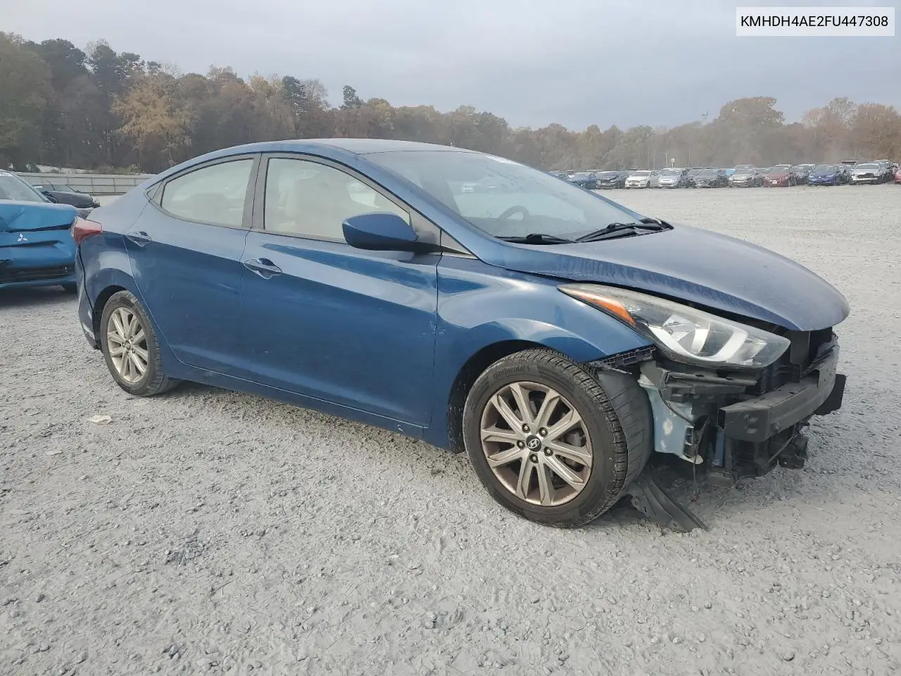 KMHDH4AE2FU447308 2015 Hyundai Elantra Se