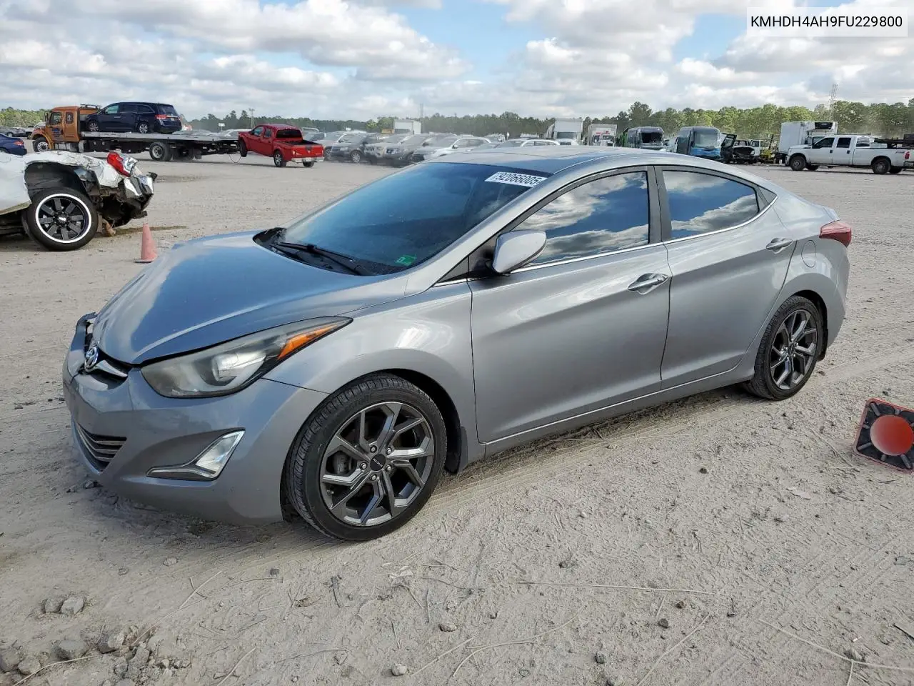 KMHDH4AH9FU229800 2015 Hyundai Elantra Se