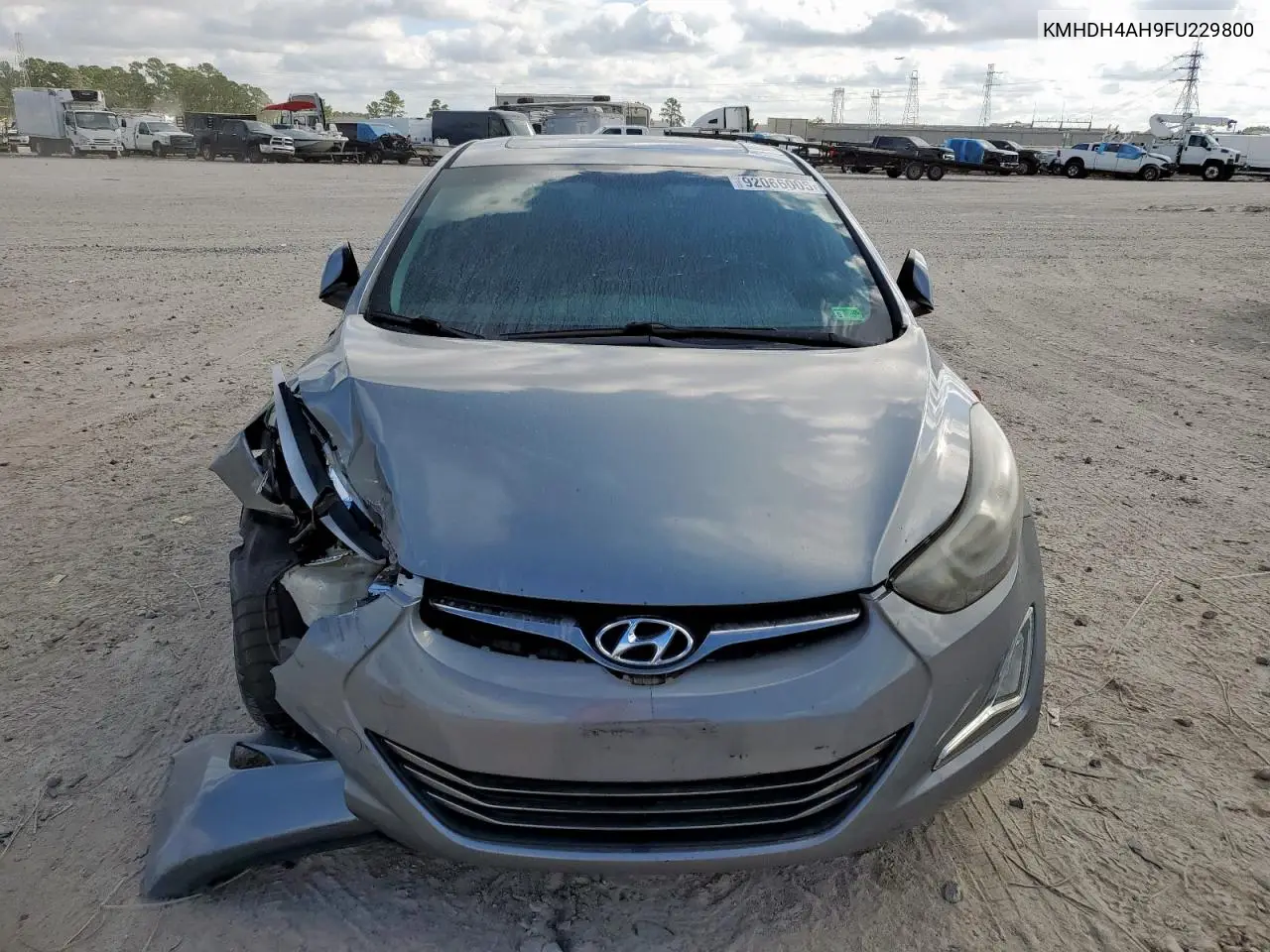 KMHDH4AH9FU229800 2015 Hyundai Elantra Se
